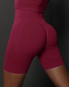 DJP Red Bordeaux Short Gym Suit