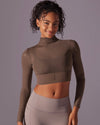 DJP Luxurious Brown Hazel Top