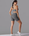 DJP Grey Clay Short Gym Suit