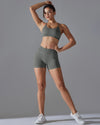 DJP Luxurious Grey Essence Short Gym Suit