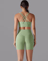 DJP Green Space Short Gym Suit