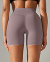 DJP Purple Flower Seamless Shorts