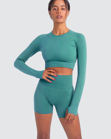  DJP Green Aquarium Short Gym Suit