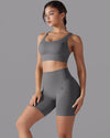 DJP Grey Clay Short Gym Suit