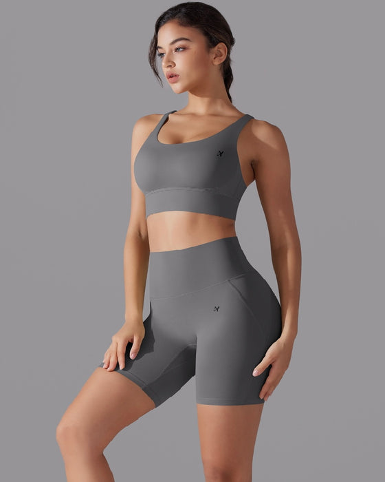 DJP Grey Clay Short Gym Suit