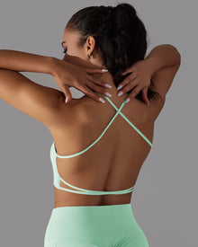  DJP Green Mint Crossed Top